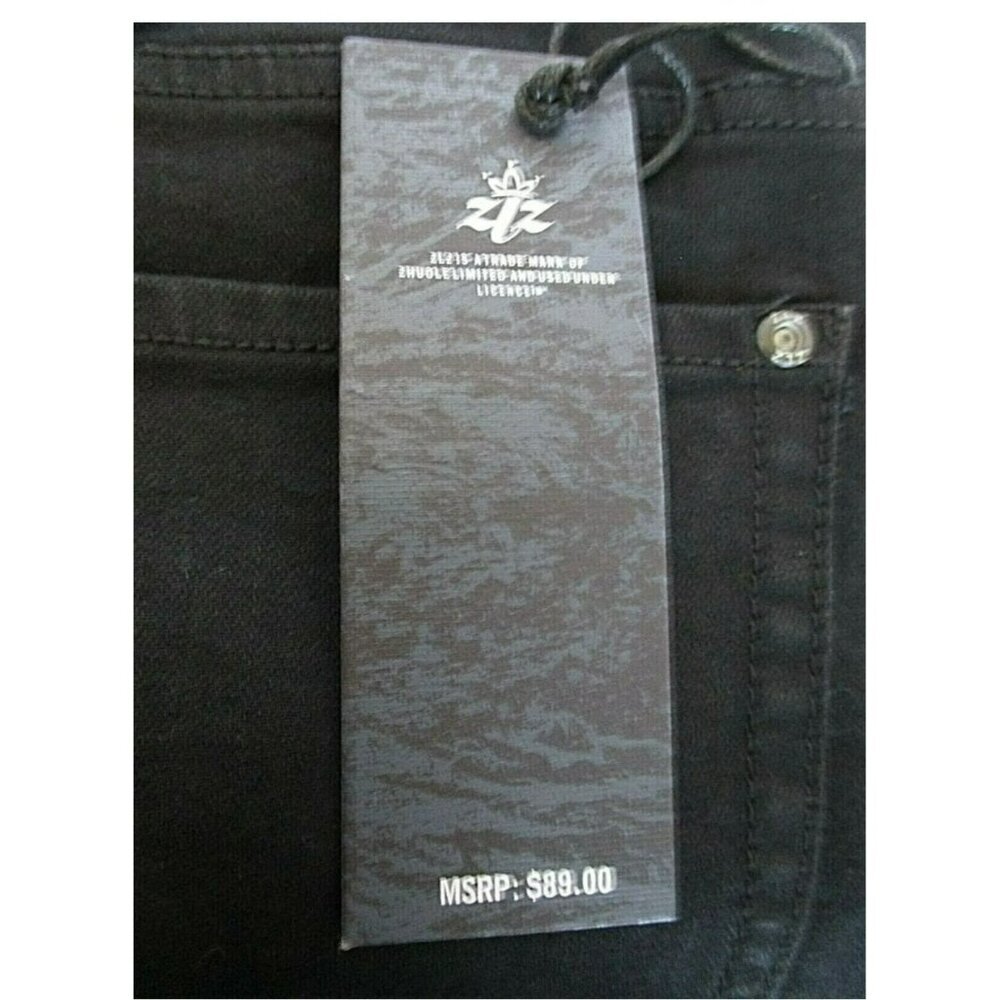 ❤️HP❤️ ZLZ Slim Fit Stretch Stretch Jeans Black Men's Size 32 x 32 - Picture 12 of 12